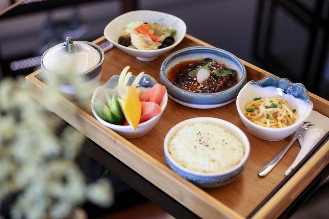 Ssaw Boutique Hotel Ningbo Cbd Luaran gambar