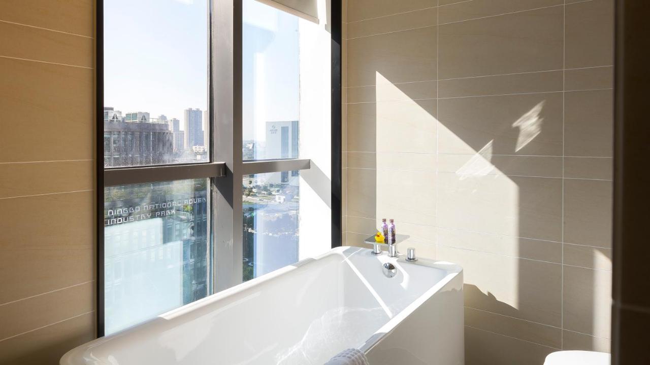 Ssaw Boutique Hotel Ningbo Cbd Luaran gambar